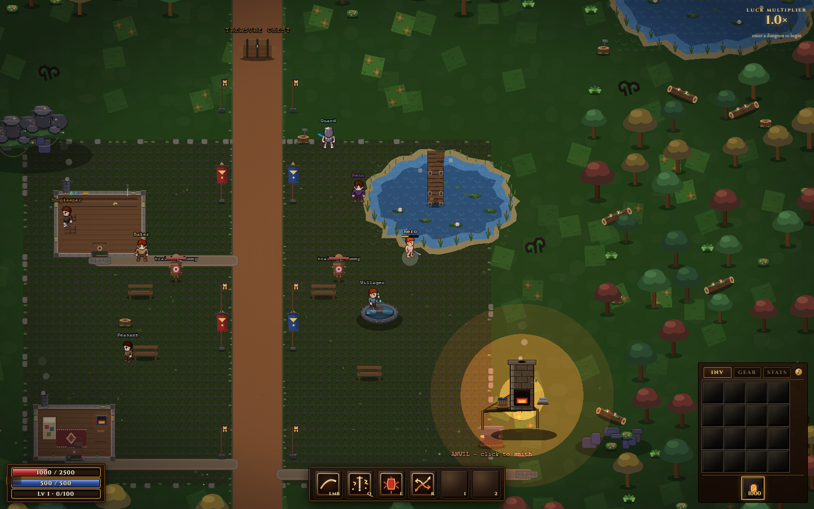 The open Wilds — escalating biome tiers